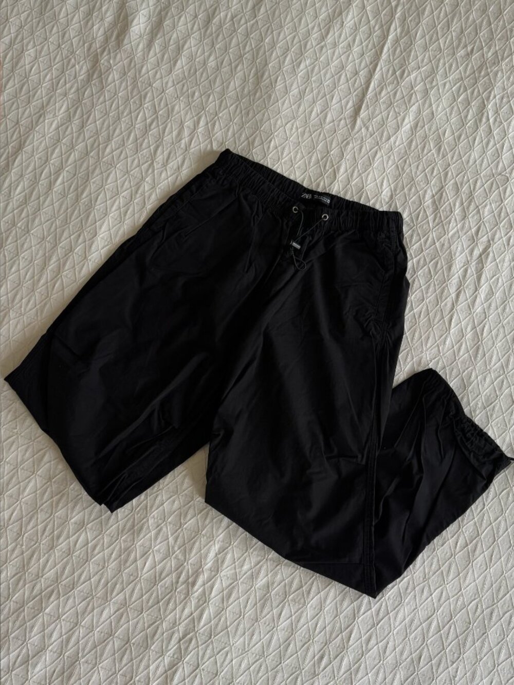 Zara Men's Black Pants - Size M